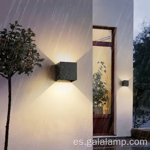 Luz moderna de la pared al aire libre Nordic 6W impermeable al aire libre